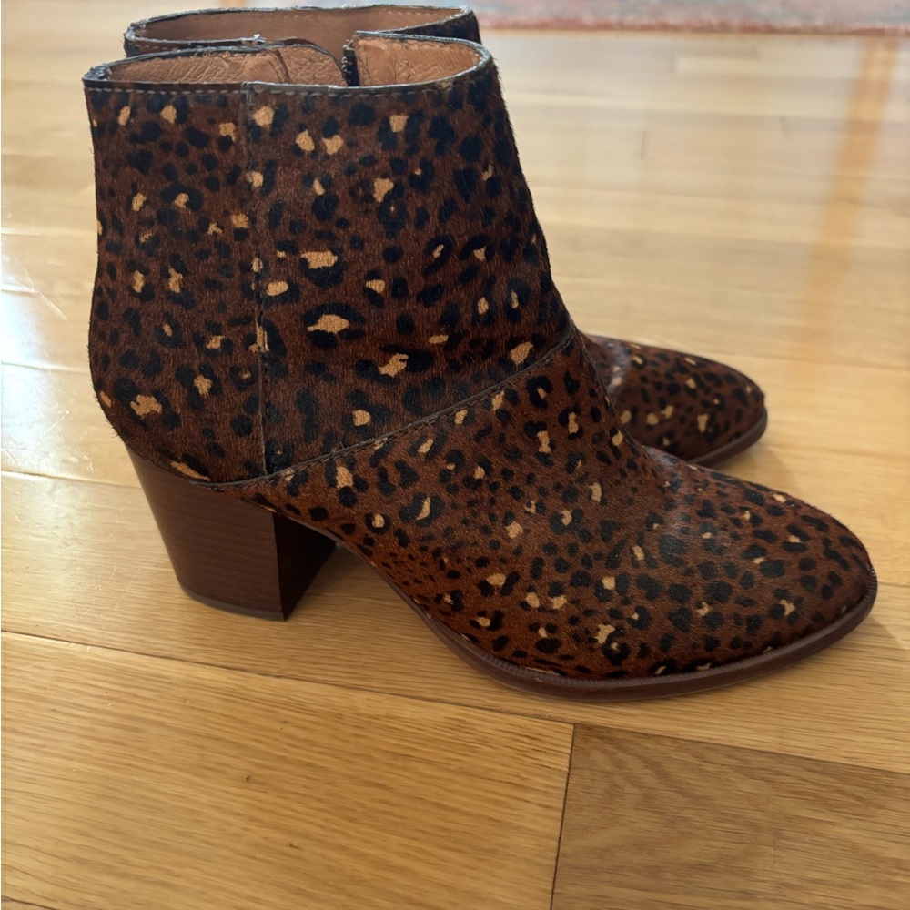 Madewell The Rosie Ankle Calfhair Boot